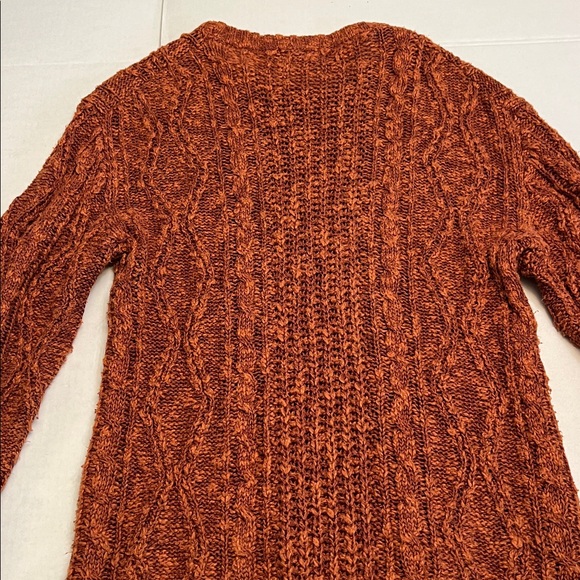 80s BANANA REPUBLIC LINEN COTTON PULLOVER KNIT FISHERMANS SWEATER SIZE SMALL - Picture 12 of 16